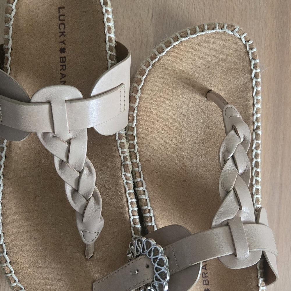 Lucky Brand LK-Libba Braided Sandals – Size 5.5 - Picture 2 of 5